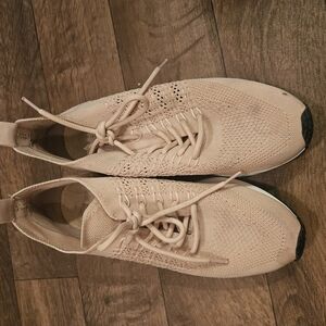 Stylish Pinkish Beige Knit Sneakers
